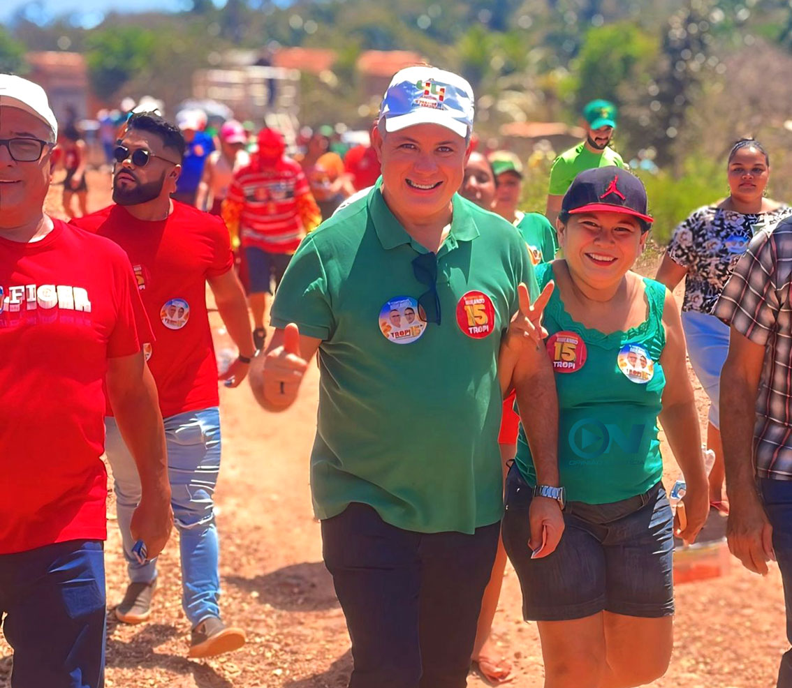NAZÁRIA: Tropi (MDB), tem 57,81% de intenção de votos válidos, aponta pesquisa do Instituto Intenção